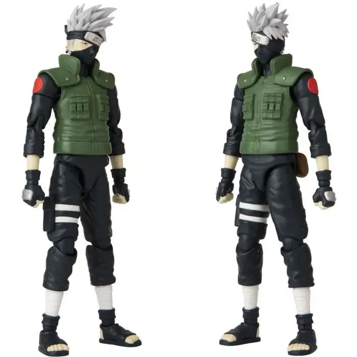 Bandai Figurine Anime Heroes Kakashi Hatake 17 cm - Naruto Shippuden avec 16 points d'articulation