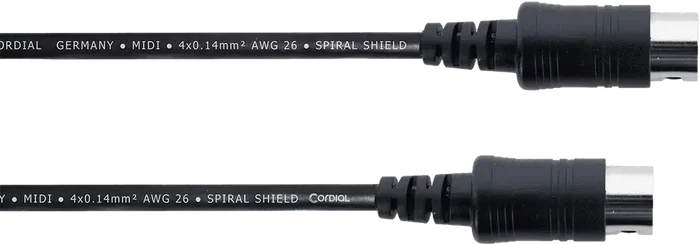 CORDIAL Câble Midi 1,5 m