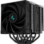 Deepcool AK620 Zero Dark R-AK620-BKNNMT-G-1 Ventirad CPU Noir 2 Ventilateurs PWM 120mm 6 Caloducs Refroidissement TDP 260W