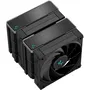 Deepcool AK620 Zero Dark R-AK620-BKNNMT-G-1 Ventirad CPU Noir 2 Ventilateurs PWM 120mm 6 Caloducs Refroidissement TDP 260W