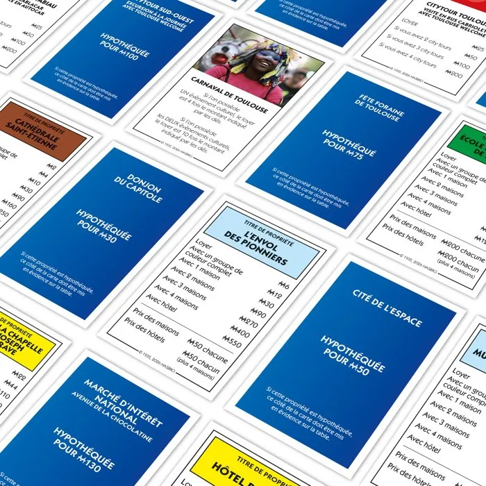 Winning Moves MONOPOLY Toulouse - Édition spéciale - Jeu de société familial - De 2 à 6 joueurs - À partir de 8 ans