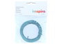 Innspiro Fil de fer revêtu de papier bleu 3 mm x 10 m