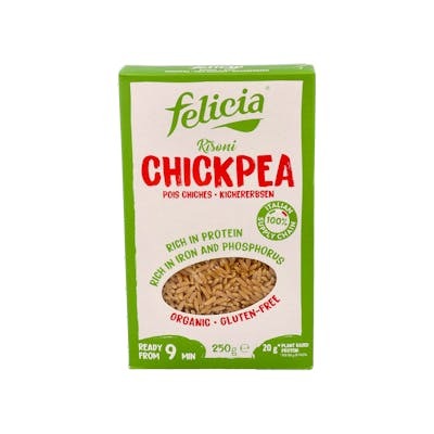 FELICIA Risoni de garbanzos 250g BIO SG FELICIA Risoni de garbanzos 250g BIO SG