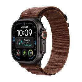 Apple Watch Ultra 4 GPS + Cellular 49 mm Black Titanium avec Alpine Loop Burgundy L