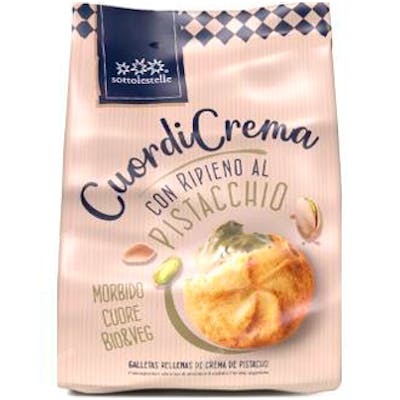SOTTOLESTELLE - Biscuit fourré crème pistache 200 g - Biologique SOTTOLESTELLE - Biscuit fourré crème pistache 200 g - Biologique