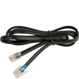 Jabra 14201-12 Cordon plat téléphonique RJ9 vers RJ9, longueur 87,5 cm