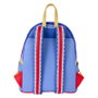 Loungefly Mini sac à dos en velours Disney Blanche-Neige 26 cm avec détails en similicuir, broderies et fermoir émaillé