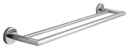 PLUVIA FINSTOCK Porte-serviettes double en métal 60 cm
