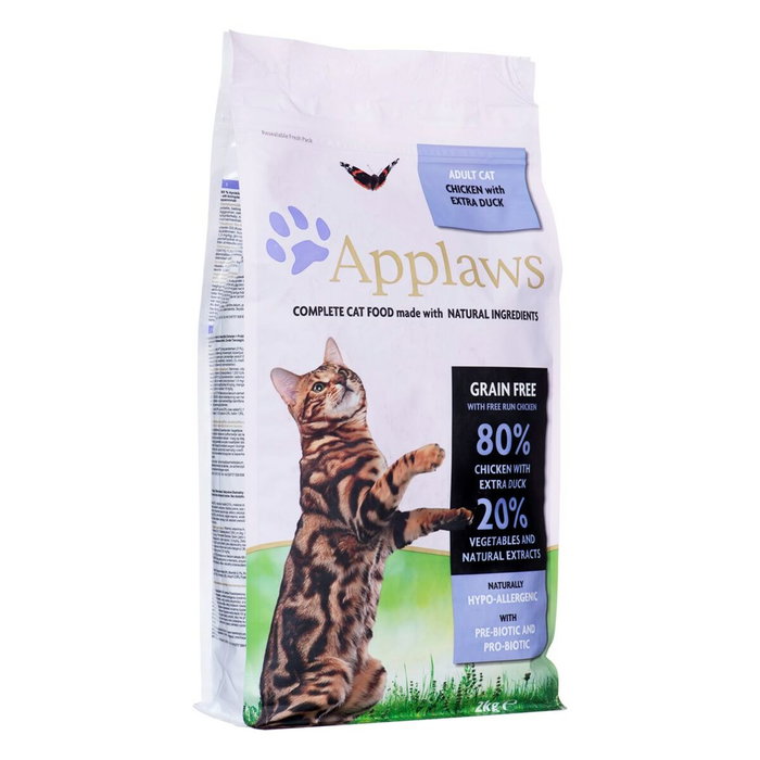Aliments pour chat Applaws Adult Adulte Poulet Canard 2 Kg