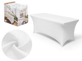 Kinvara Housse de Table Réglable Blanche 29x6x23 cm (Set de 12)
