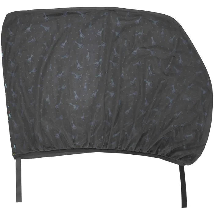 Sophie La Girafe - Lot de 2 pare-soleil universels pour voiture, lavables en machine, protège bébé du soleil et de la chaleur