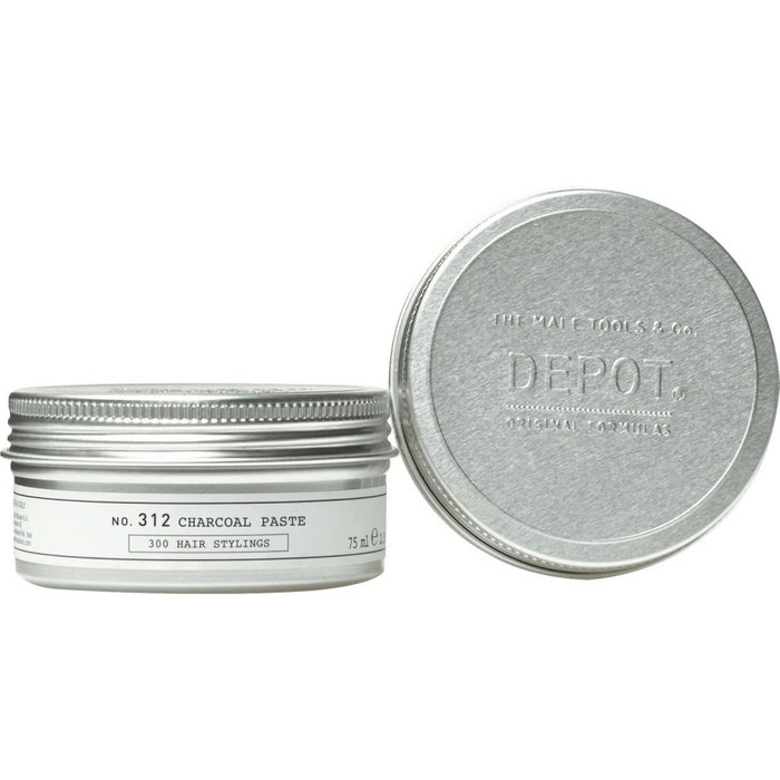 Depot - Pâte coiffante texturisante forte fixation No. 312 avec filtre UV pour homme, 75 ml Depot - Pâte coiffante texturisante forte fixation No. 312 avec filtre UV pour homme, 75 ml