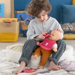 Corolle - Grand Coffret Repas Accessoires pour Poupon 36 cm et 42 cm - Lot de 11 Pièces - Dès 2 ans