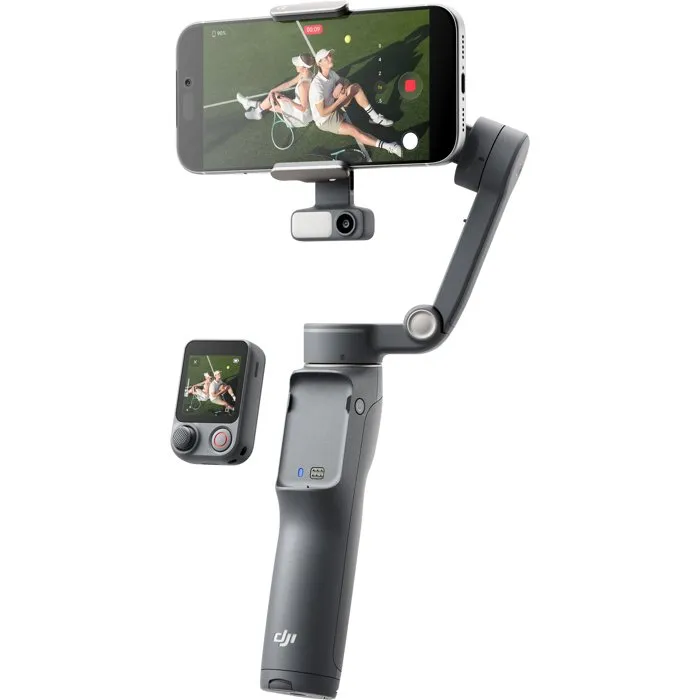 DJI Osmo Mobile 8P Advanced Tracking Combo - Stabilisateur nacelle pour smartphone avec ActiveTrack 8.0 radiocommande tactile