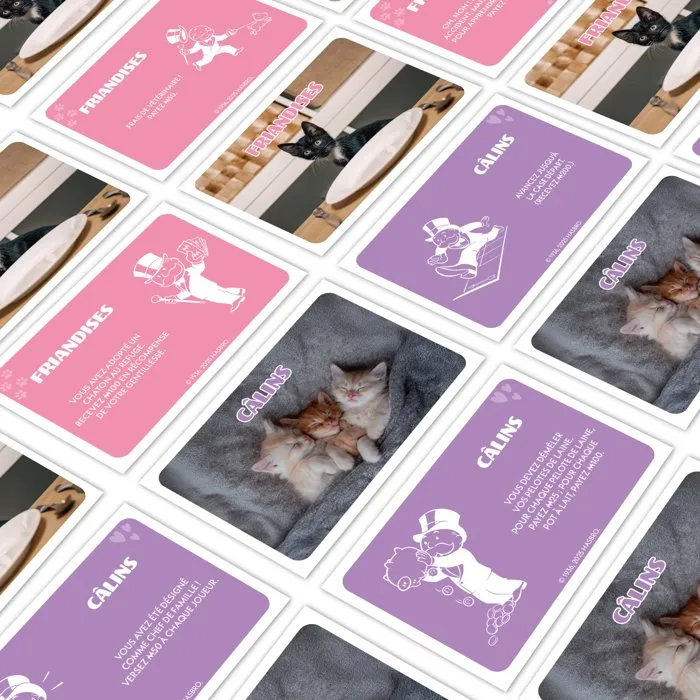 Winning Moves Monopoly Chatons - Jeu de société édition spéciale chatons - De 2 à 6 joueurs - Dès 8 ans