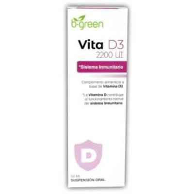 B.GREEN (LAB. LEBUDIT) VITA D3 2200UI 50ml B.GREEN (LAB. LEBUDIT) VITA D3 2200UI 50ml