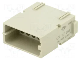 ILME Insert de contact HDC MIXO mâle 17 PIN