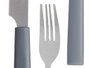 Kinvara Set de 16 Couverts avec Porte-couverts Gris 38x7x5 cm Acier Inoxydable (Set de 6)