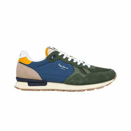 Chaussures de Sport pour Homme Pepe Jeans Brit Camp Vert