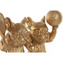 Home ESPRIT Figurine Décorative Chien Dorée (2 Unités)