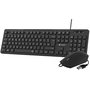 clavier et souris Subblim SUBKBC-CSSK01 Noir QWERTY