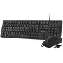clavier et souris Subblim SUBKBC-CSSK01 Noir QWERTY
