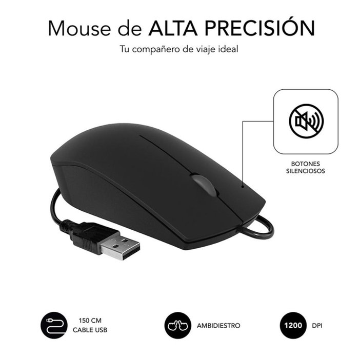 Subblim Cssk01 Combo Clavier AZERTY + Souris USB Silencieux Ergonomic Business Subblim Cssk01 Combo Clavier AZERTY + Souris USB Silencieux Ergonomic Business