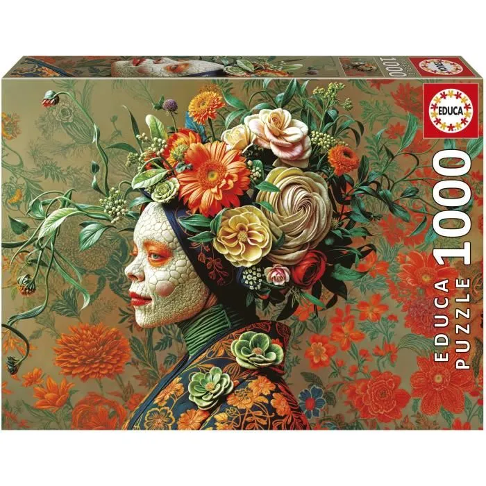 Puzzle Educa Reine Lézard 1000 Pièces 48x68 cm - Puzzle pour Adultes à Partir de 12 Ans Puzzle Educa Reine Lézard 1000 Pièces 48x68 cm - Puzzle pour Adultes à Partir de 12 Ans