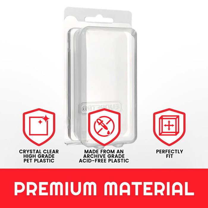 Pack 35 boîtes de protection Clamshell en PET pour figurines articulées XL Pack 35 boîtes de protection Clamshell en PET pour figurines articulées XL