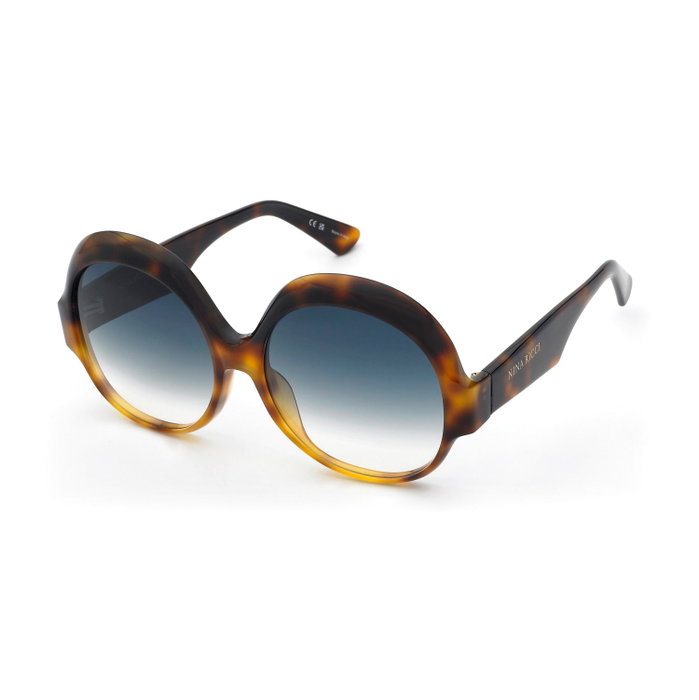 Nina Ricci SNR464-600APE Lunettes de soleil Marron/Bleu Nina Ricci SNR464-600APE Lunettes de soleil Marron/Bleu