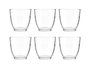 Vivalto Set de 6 Verres à Café Cortado 150 ml en Verre Transparent 26,4 x 7,3 x 13,5 cm (Set de 12)