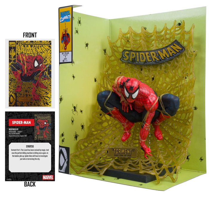 Marvel Collection statuette PVC 1/6 Spider-Man (Spider-Man # 1) (Gold Edition) (Gold Label) 15 cm