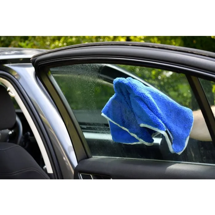 Michelin Microfibre extérieur spécial carrosserie lustrage séchage rapide XL 50x40cm bleu 80% polyester 20% polyamide