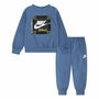 Ensemble de Sport pour Enfants Nike Nkb Nsw Future Utility Crew Bleu