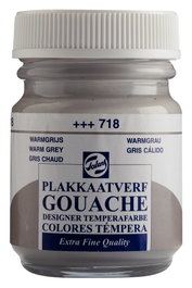 Talens Tempera Extra Fine Gris Chaud 718