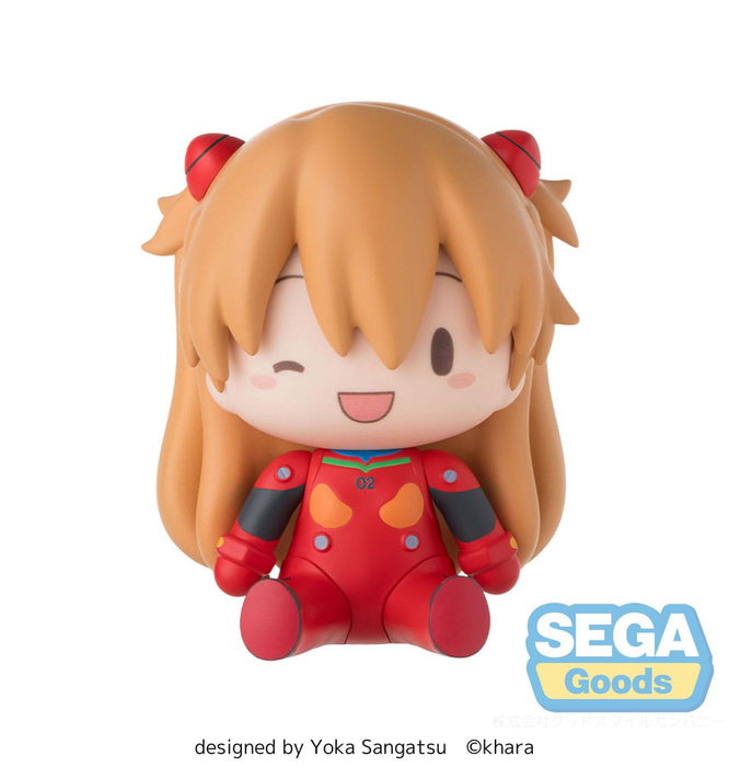 Sega Evangelion: New Theatrical Edition figurine Fuwa Petit Chibi Asuka Plug Suit 8 cm