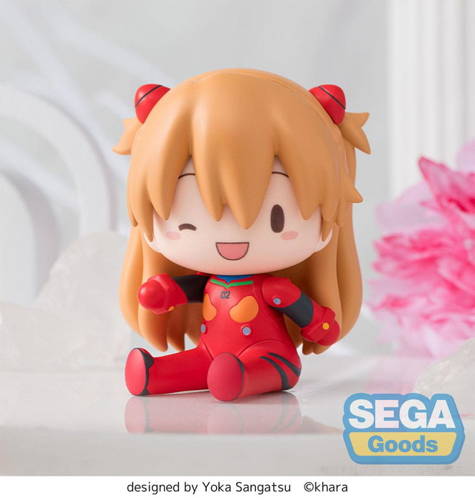 Sega Evangelion: New Theatrical Edition figurine Fuwa Petit Chibi Asuka Plug Suit 8 cm