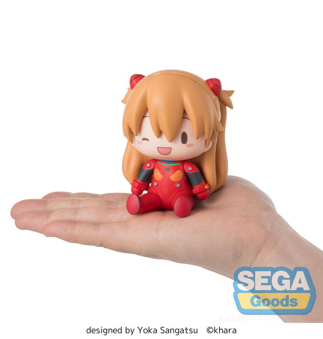 Sega Evangelion: New Theatrical Edition figurine Fuwa Petit Chibi Asuka Plug Suit 8 cm