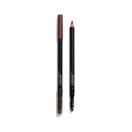 GOSH Crayon à sourcils et brosse 2-en-1 double terminaison, couleur Acajou, 1.2 g