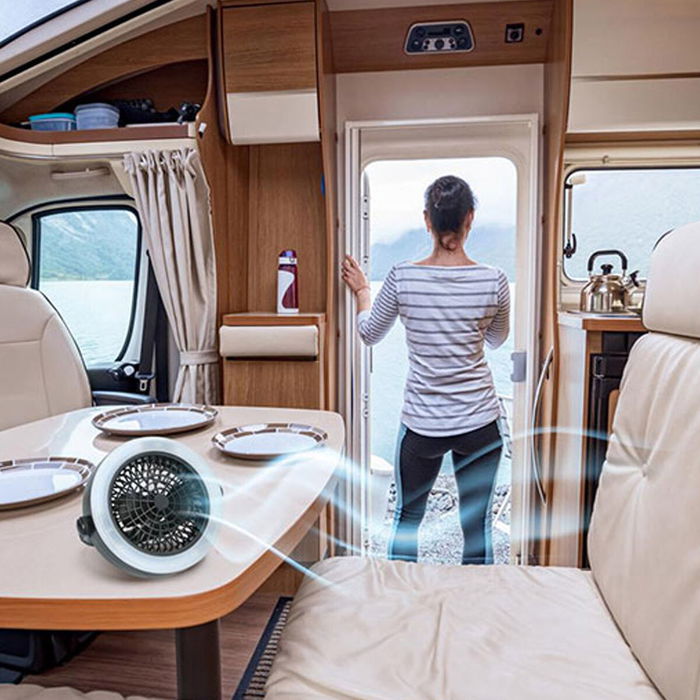 Ventilateur de Plafond avec Lumière Grundig De Camping Ventilateur de Plafond avec Lumière Grundig De Camping