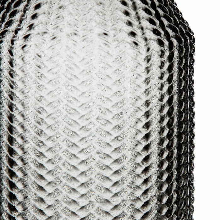 BigBuy Home Vase Gris verre 10 x 10 x 25 cm BigBuy Home Vase Gris verre 10 x 10 x 25 cm