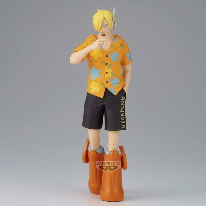 BANPRESTO Figure Sanji Egghead The Shukko One Piece 17cm - Statuette de collection, âge recommandé : +15 ans BANPRESTO Figure Sanji Egghead The Shukko One Piece 17cm - Statuette de collection, âge recommandé : +15 ans