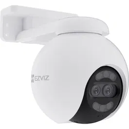 EZVIZ Caméra motorisée de sécurité extérieure H80x Dual, 4K, Vision nocturne couleur, Audio bidirectionnel, Détection IA, WiFi