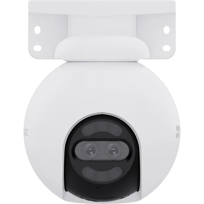 EZVIZ Caméra motorisée de sécurité extérieure H80x Dual, 4K, Vision nocturne couleur, Audio bidirectionnel, Détection IA, WiFi