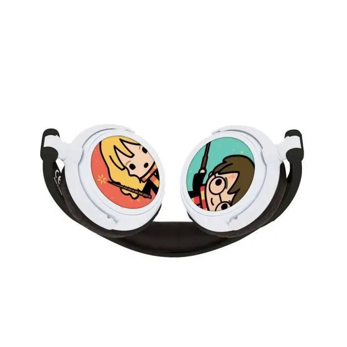 Lexibook Casque audio filaire pour enfants Harry Potter - Pliable - Réglable - Compatible lecteurs audio/vidéo jack - Limiteur de volume intégré (85 dB)