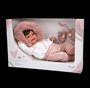 Muñecas Arias Zoe - Poupée poids Elegance, 45 cm, rose avec manoplas, âge 3 ans et plus, langues : espagnol