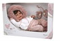 Muñecas Arias Zoe - Poupée poids Elegance, 45 cm, rose avec manoplas, âge 3 ans et plus, langues : espagnol
