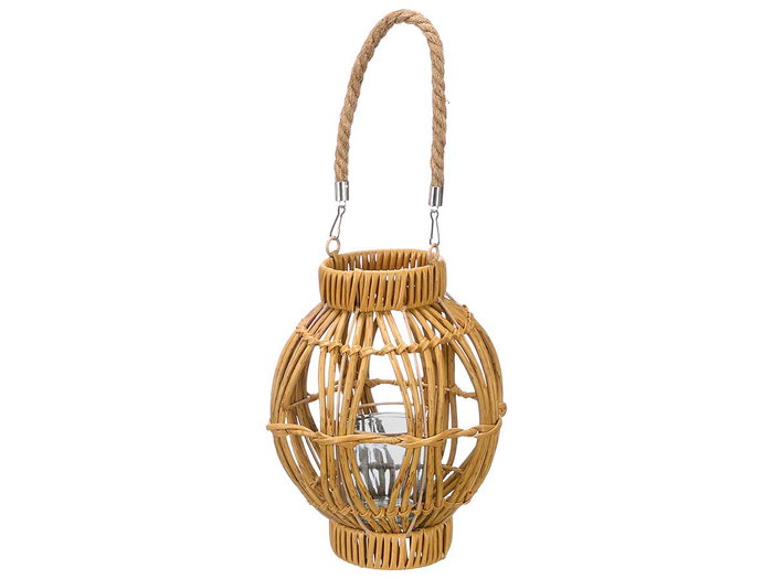 Ibergarden Farol Esfera Mediano 20x27x20 cm Plastique et Verre Marron (Set de 12) Ibergarden Farol Esfera Mediano 20x27x20 cm Plastique et Verre Marron (Set de 12)