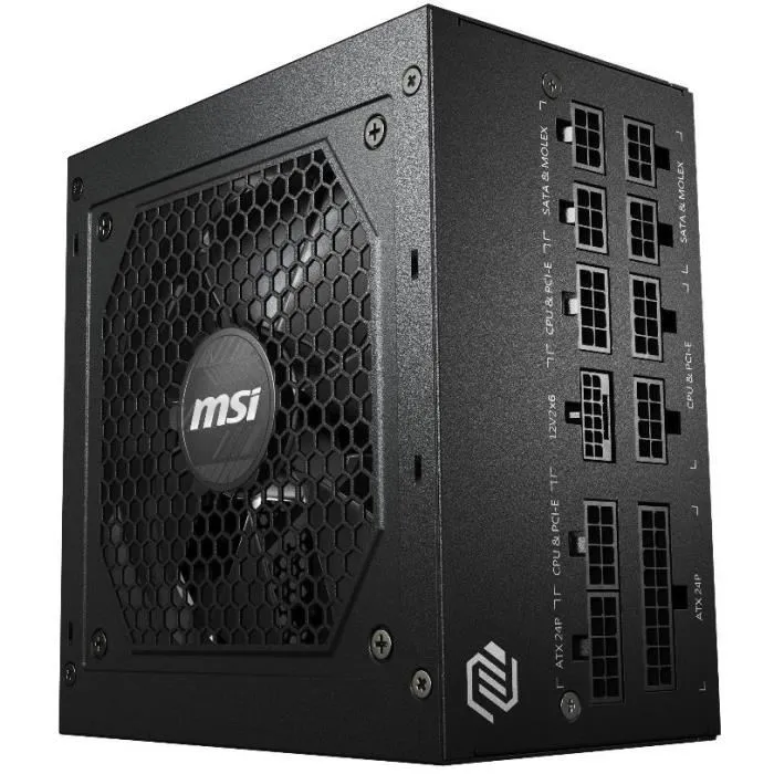 MSI Alimentation PC MAG A850GL PCIE5 - 850W 80+ Gold Modulaire - ATX 3.0, ventilateur 120 mm