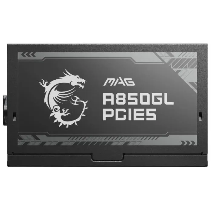 MSI Alimentation PC MAG A850GL PCIE5 - 850W 80+ Gold Modulaire - ATX 3.0, ventilateur 120 mm